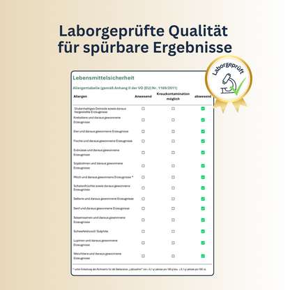 Laborgeprüfte Premium Qualität NuVibe Kollagen