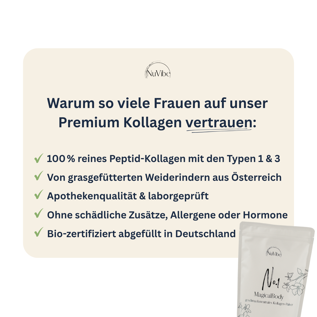 Premium Kollagen von NuVibe