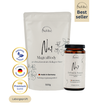 Kollagen + Vitamin C + Zink Paket